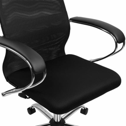Кресло руководителя БРАБИКС ПРЕМИУМ Ултимате ЕКС-800 хром Черное / BRABIX PREMIUM Ultimate EX-800_6
