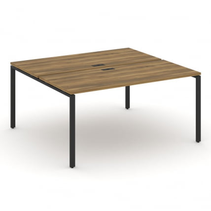 Рабочая станция двухсторонняя на 2 места CОНCЕПТ CН.ДРС-004 Сандал Янтарный Черный / CONCEPT CN.DRS-004_0