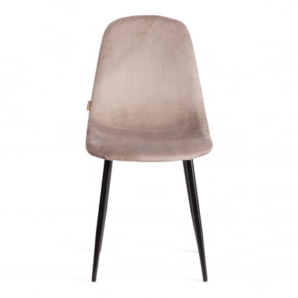 Стул БРЕЕЗЕ (мод. ДЖСC-58) Велюр/металл , 44 х 53 х 86 см, коффее (кофейный) ХЛР 9 / черный / BREEZE (mod. JSC-58) coffee HLR_4