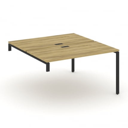 Двойной стол-надставка на опорную тумбу CОНCЕПТ CН.ДСН-003 Дуб Винченцо Антрацит / CONCEPT CN.DSN-003_0