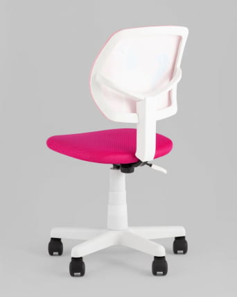 Кресло компьютерное детское ЛОЛО Уникорн пластик белый / Unicorn_4