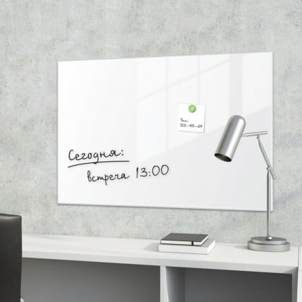 Доска магнитно-маркерная стеклянная БРАУБЕРГ 40х60 см Белая / BRAUBERG_4