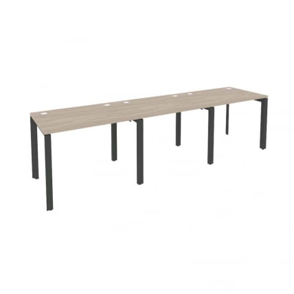 Рабочая станция на П-образном м/к ОНИКС О.МП-РС-3.1.7 Дуб Аттик/Антрацит / ONIX O.MP-RS-3.1.7_0