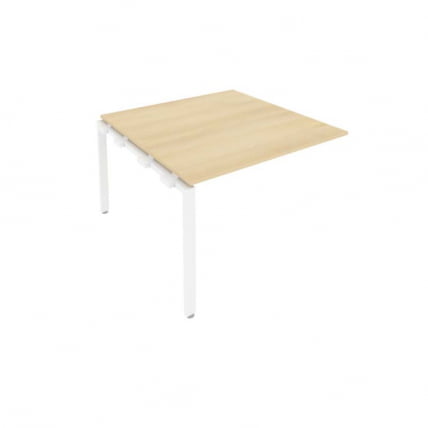 Проходной наборный элемент переговорного стола Метал Сйстем Б.ППРГ-2 Акация/Белый / Metal System_0