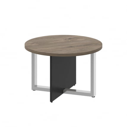 Стол журнальный, круглый СХИФТ СК.СГ-КР-70 Тиквуд Темный/Антрацит / SHIFT SK.SG-KR-70_0