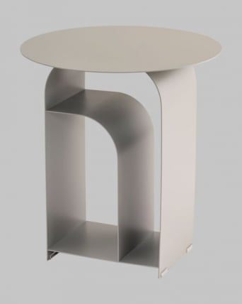 Журнальный столик Арвел металл темно-серый / Arwel_4