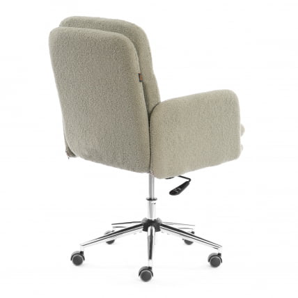 Кресло Довер хром букле, олива, барни дустй греен / Dover barni dusty green_2