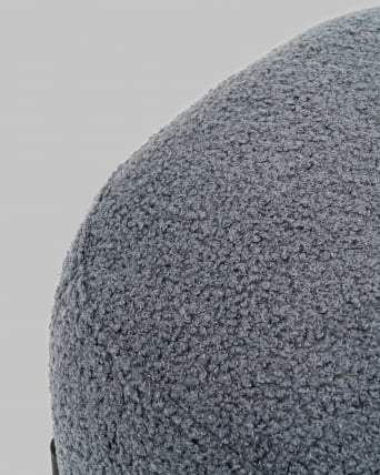 Пуф Стоун П букле Флуффй темно-серый / Fluffy_7