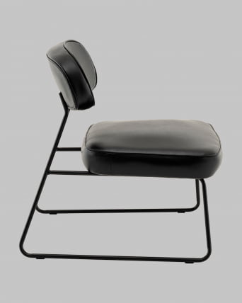 Кресло Кате нев ткань экокожа черный / Kate new_3