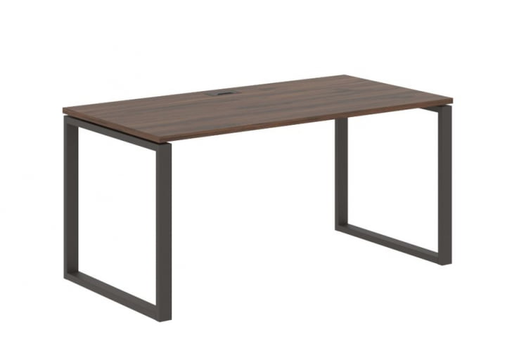 Стол письменный ЕДИС ЕКСТ 1580 Дуб Денвер темный Мокко / EDIS EQST_0