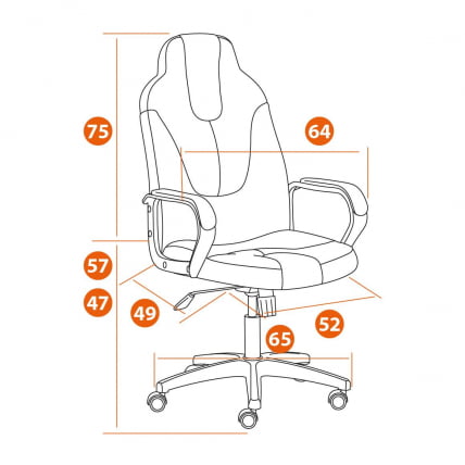Кресло НЕО 2 (22) экокожа Черный 36-6 / NEO_14