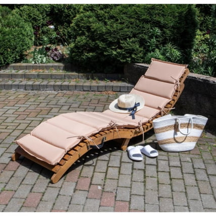 Шезлонг-лежак АФМ-803А Беиге / AFM-803A Beige_1