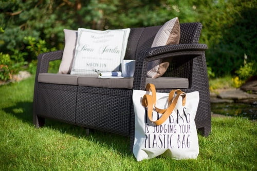 Диван двухместный Корфу Лове Сеат коричневый / Corfu Love Seat_2