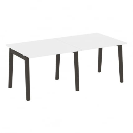 Стол переговорный (2 столешницы) ОНИКС ВООД ОВ.ПРГ-2.1 Белый Бриллиант/Темный / ONIX WOOD OW.PRG-2.1_0