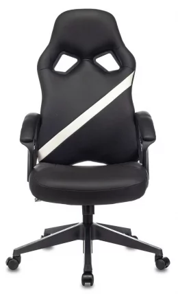 Геймерское кресло Бюрократ ЗОМБИЕ ДРИВЕР Черный-белый / ZOMBIE DRIVER_11