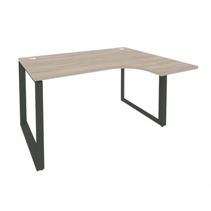 Стол эргономичный правый на О-образном м/к ОНИКС О.МО-СА-3Р Дуб Аттик/Антрацит / ONIX O.MO-SA-3R_0