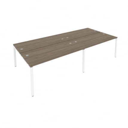 Рабочая станция на 4 раб.места Метал Сйстем Б.СМ-4.4 Вяз/Белый / Metal System_0