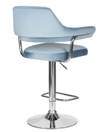 Стул барный ДОБРИН CХАРЛЙ Пудрово-голубой велюр МДЖ9-74 / DOBRIN CHARLY MJ9-74_3