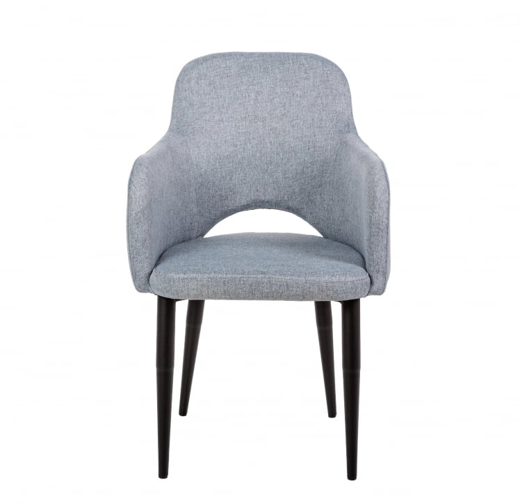 Стул с подлокотниками Ледгер Сканди Грей Черн / Ledger_1