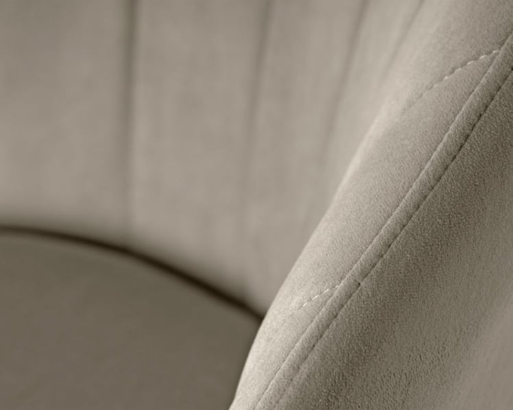 Стул обеденный ДОБРИН НАОМИ (ЭМАЛЬ ЧЕРНЫЙ МУАР велюр Катаниа Кокоа) / DOBRIN NAOMI Catania Cocoa)_6