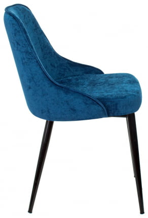 Стул для кухни Бюрократ КФ-5 Синий Велвет 29 / KF-5 Velvet_2