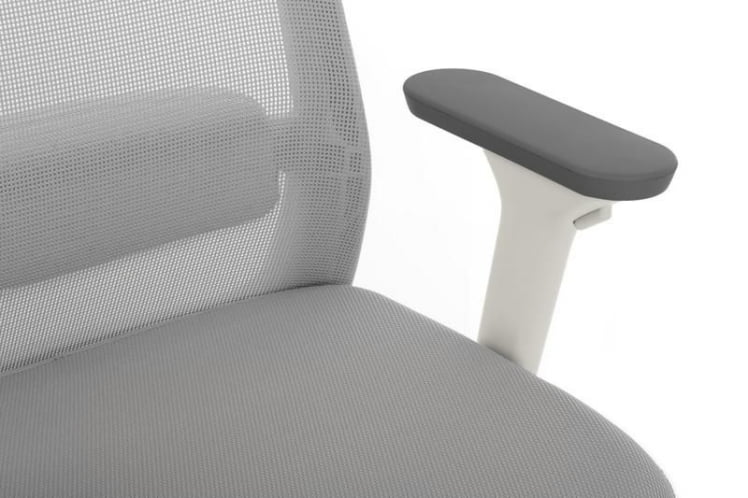 Кресло Ворк W-218C ВХИТЕ Светло-серый / Work WHITE_8