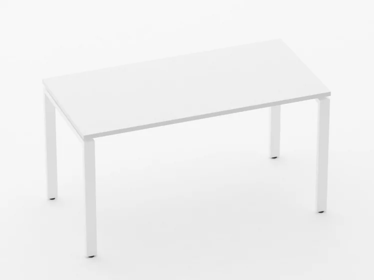 Стол прямой Дека П-обр. 1400 белый / Deka_0