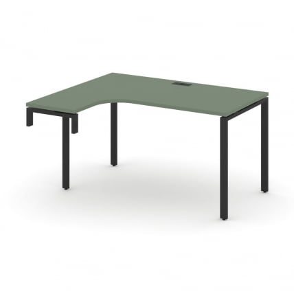 Стол-надставка на опорную тумбу (левый) CОНCЕПТ CН.ОСАН-002(Л) Кобо Черный / CONCEPT CN.OSAN-002(L)_0