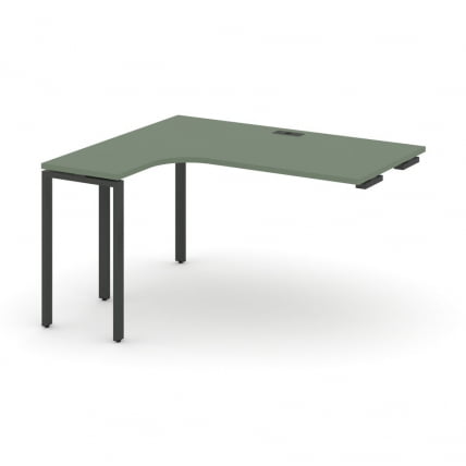 Стол-приставка к опорной тумбе/шкафу (левый) CОНCЕПТ CН.ОСАПР-005(Л) Кобо Черный / CONCEPT CN.OSAPR-005(L)_0