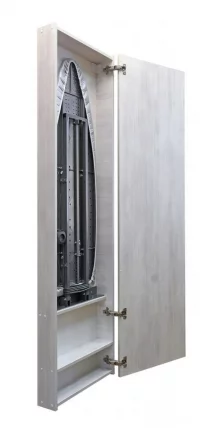 Шкаф со встроенной гладильной доской Ирон Бокс (правый) Беленый дуб / Iron Box_2