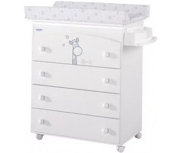 Комод Микуна Сабана пеленальный Б-970 чоколате матрасик беиге беарс / Micuna Sabana B-970 chocolate beige bears_0