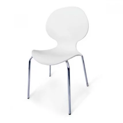 Стул пластиковый СХФ-008-В Вхите / SHF-008-W White_0
