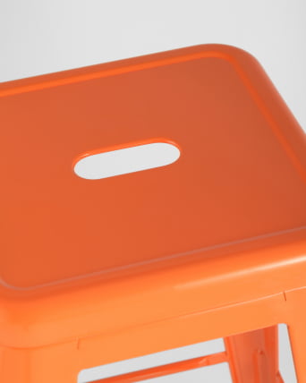 Стул барный Толикс Оранжевый / Tolix_5