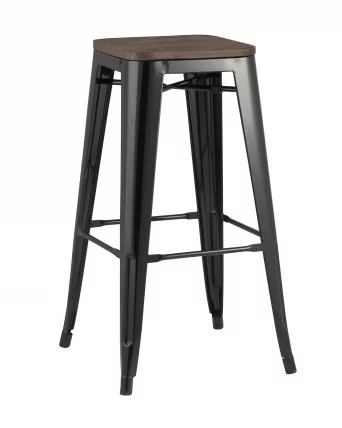 Стул барный ТОЛИКС ВООД Черный / TOLIX WOOD_0