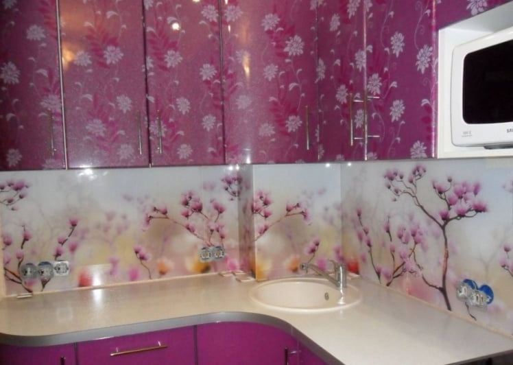 Глянцевый фартук (КОМПОЗИТ) КМ 213 / KM_3