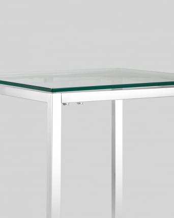 Журнальный стол ТАУН 40кс40 Серебро / 40x40_3