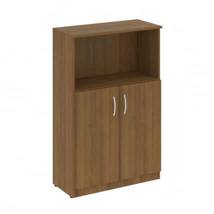 Шкаф средний широкий (2 низкие двери ЛДСП) НОВА С В.СТ-2.1 Орех Гварнери / NOVA S_0