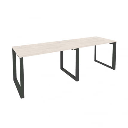 Рабочая станция на О-образном м/к ОНИКС О.МО-РС-2.2.7 Денвер Светлый/Антрацит / ONIX O.MO-RS-2.2.7_0