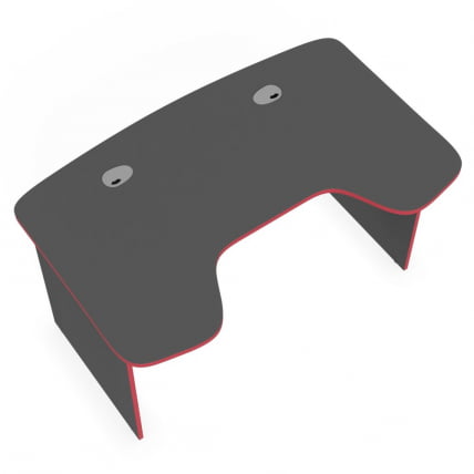 Игровой компьютерный стол СКИЛЛЛ СТГ 1385.1 антрацит/красный / SKILLL STG_2