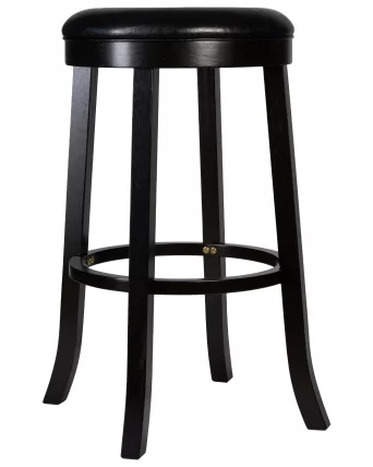 Круглый барный табурет ДОБРИН БОБ БАР Черный / DOBRIN BOB BAR_3
