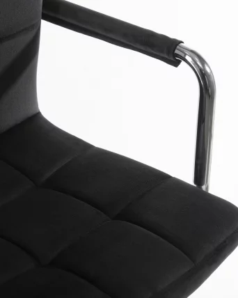 Офисное кресло для персонала ДОБРИН ТЕРРЙ Черный велюр МДЖ9-101 / DOBRIN TERRY MJ9-101_7