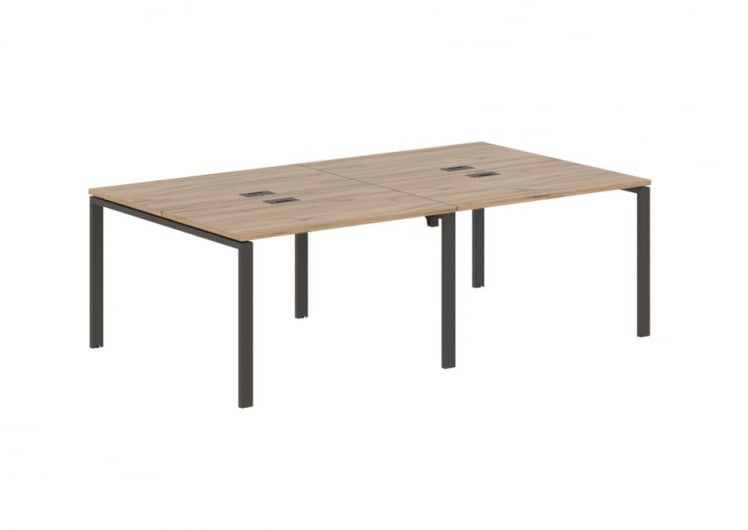 Бенч-система 4-местная ЕДИС ЕУВСТ 2313 Дуб Денвер светлый Мокко / EDIS EUWST_0