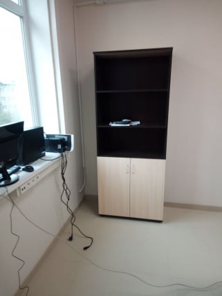 Шкаф для документов Р.Ш-2 Венге/дуб молочный_2