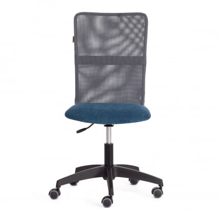 Кресло СТАРТ флок/ткань, синий/серый, 32/В-12 / START 32/W-12_4