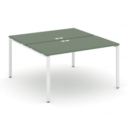 Рабочая станция двухсторонняя на 2 места CОНCЕПТ CН.ДРС-003 Кобо Белый / CONCEPT CN.DRS-003_0