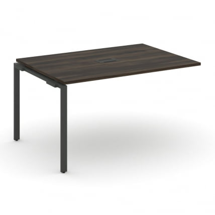 Проходной наборный элемент переговорного стола CОНCЕПТ CН.НПРГ-011 Дуб Мали Антрацит / CONCEPT CN.NPRG-011_0