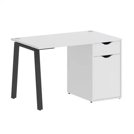Стол письменный ХОМЕ ОФФИCЕ ВР.СП-3-118.1.А Белый/Антрацит металл / HOME OFFICE VR.SP-3-118.1.A_0