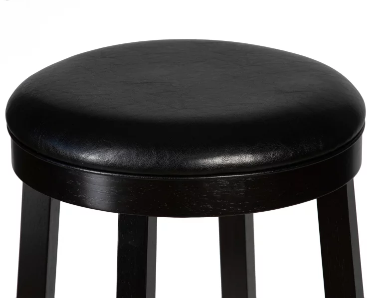 Круглый барный табурет ДОБРИН БОБ БАР Черный / DOBRIN BOB BAR_4