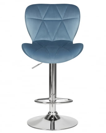 Стул барный ДОБРИН БАРНИ Пудрово-голубой велюр МДЖ9-74 / DOBRIN BARNY MJ9-74_5
