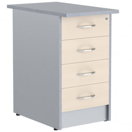 Тумба приставная ИМАГО ТП-4.2А Клен Металлик / IMAGO_0